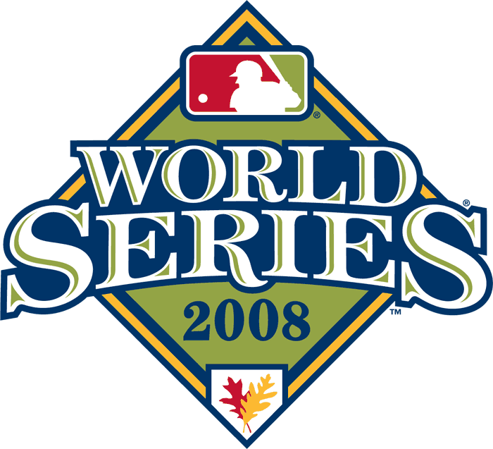 MLB World Series 2008 Alternate Logo iron on transfers for T-shirts